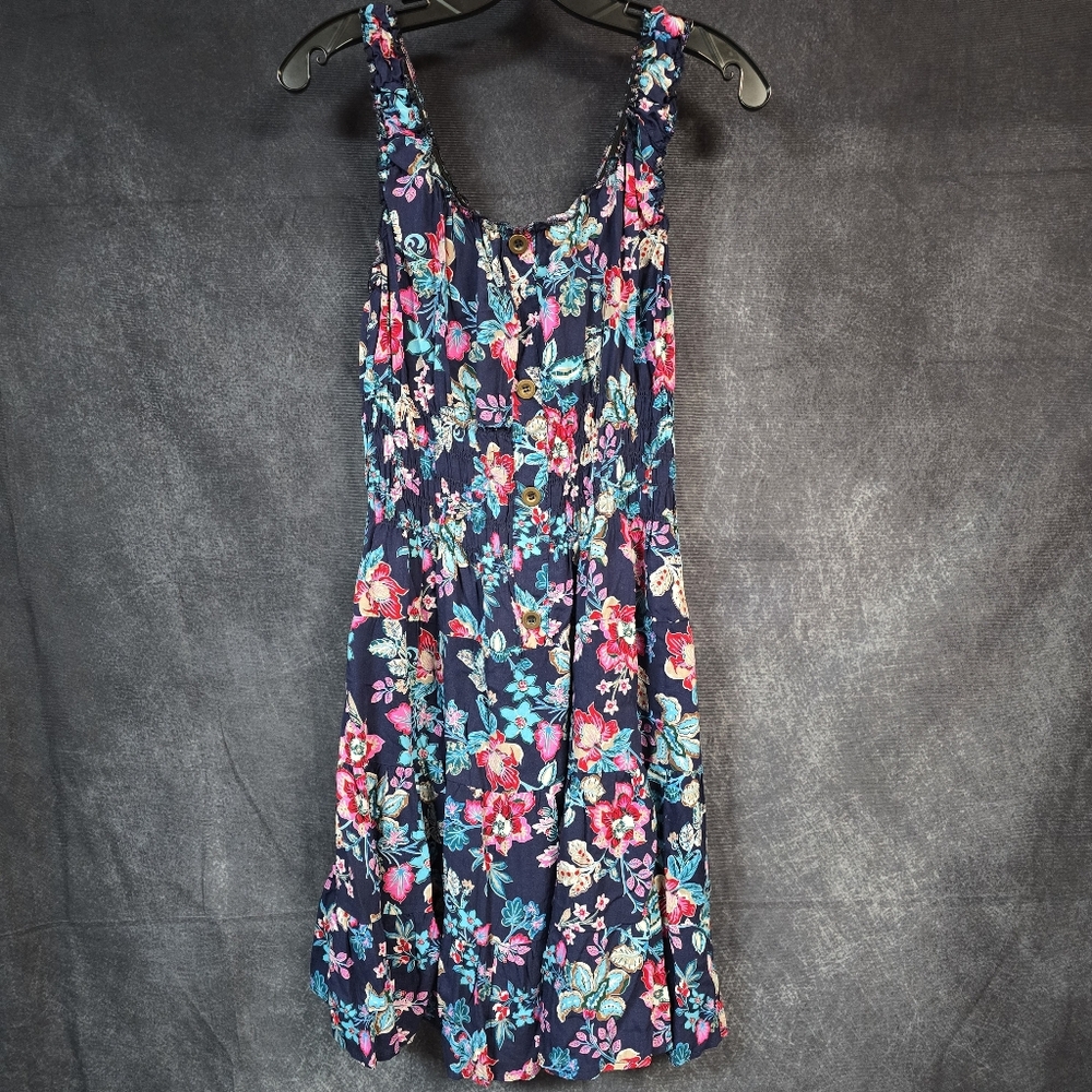 Lapis Navy Floral Mini Dress